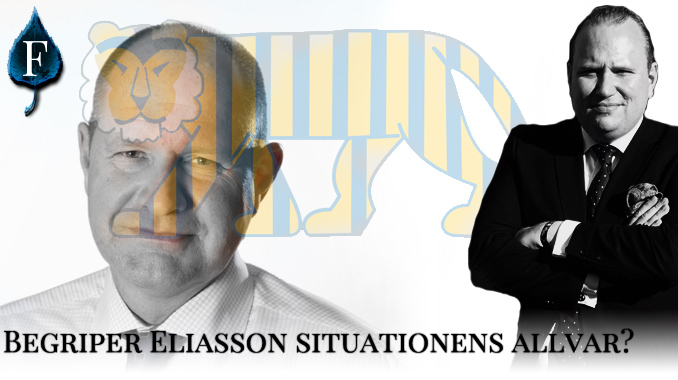 Samhällets förfall och inte “fegt” att polisens hem utsätts för attentat, bäste Eliasson