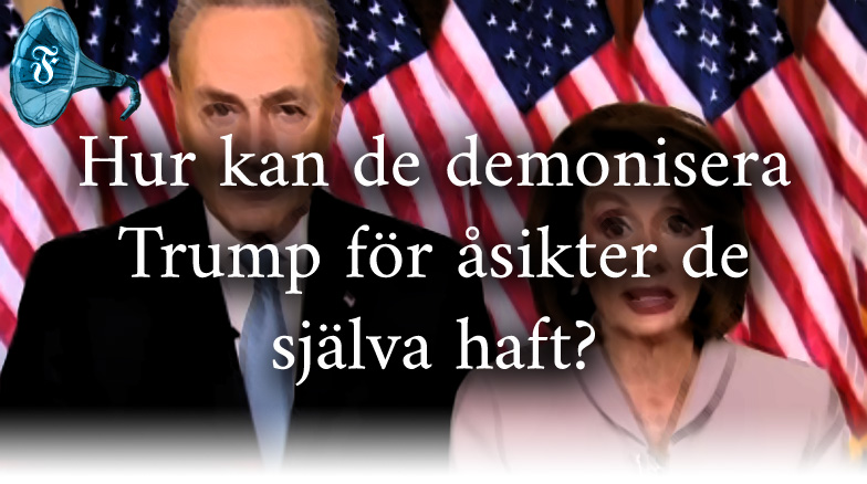 Svenska medier duperar folket om demokraternas inställningar till Trumps mur