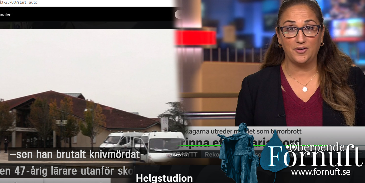 Varför kallar SVT en halshuggning för ett knivdåd i sina TV-sändningar?