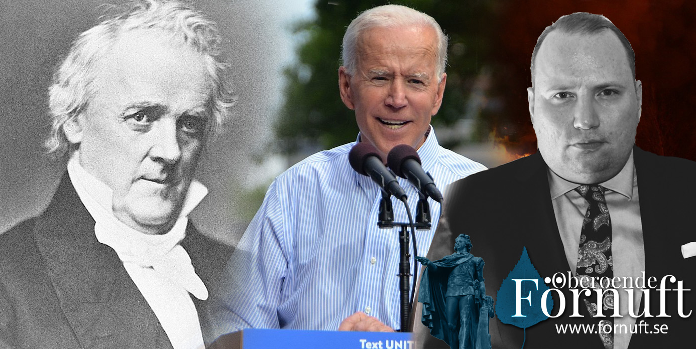 Joe Biden påminner om tidigare president James Buchanan… som utlöste inbördeskriget